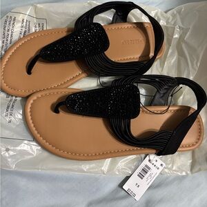 Torrid black strappy sandals